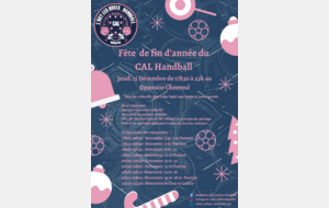 Fête de fin d’année du CAL Handball