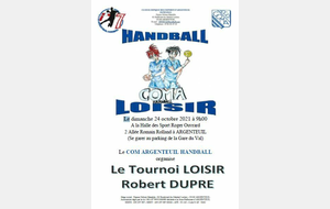 Tournoi Robert DUPRE LOSIR A ARGENTEUIL