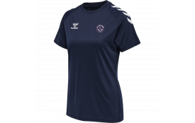 TEE SHIRT ENTRAINEMENT HUMMEL FEMME MARINE : REF - 211944