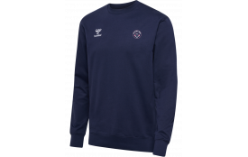 SWEAT COTON HUMMEL ENFANT MARINE  : REF - 224836