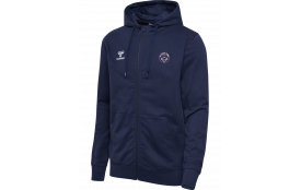 VESTE COTON CAPUCHE HUMMEL ENFANT MARINE : REF - 224838