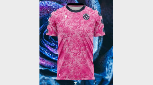 MAILLOT SUPPORTER ROSE - ENFANT