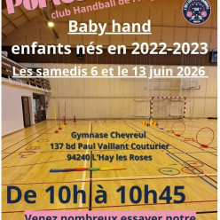Section Baby-Hand