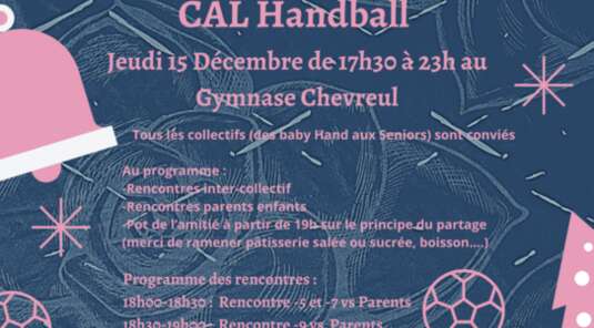 Fête de fin d’année du CAL Handball